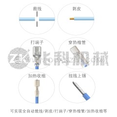 全自動(dòng)單頭穿熱縮管端子機(jī)